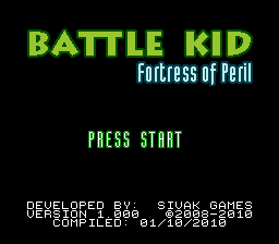 Battle Kid: Fortress of Peril title