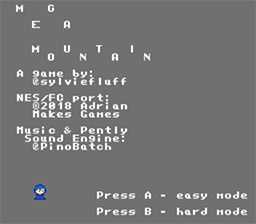 Mega-Mountain title screen