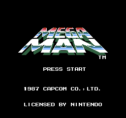 title screen mega man