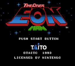 Time Diver: Eon Man title screen