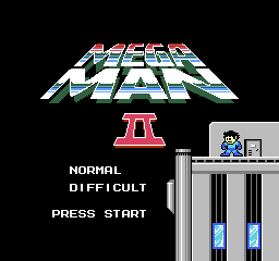 Mega Man II title screen