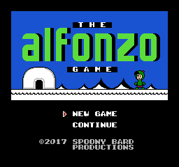 The Alfonzo Game title screen The Alfonzo Game title screen