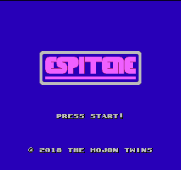 Espinete title screen