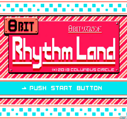 Rhythm Land title screen