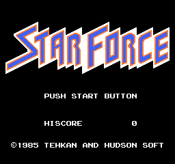 Star Force title screen