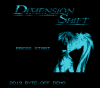 Dimension Shift title screen