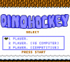 Dino Hockey title screen