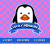 Lucky Penguin title screen