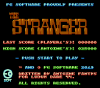 The Stranger title screen