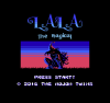 lala title screen